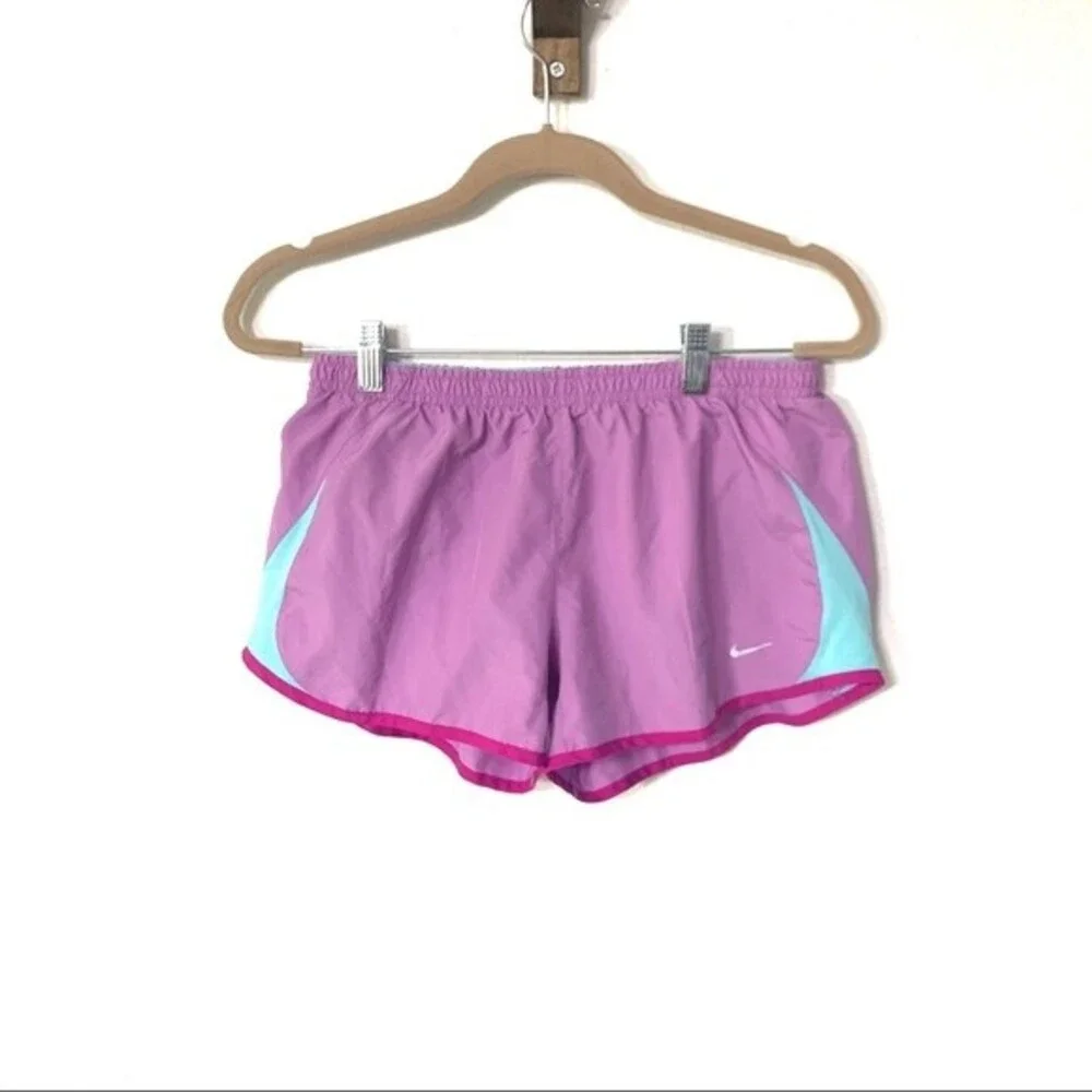 NIKE shorts womens dri fit light purple/pink shorts medium